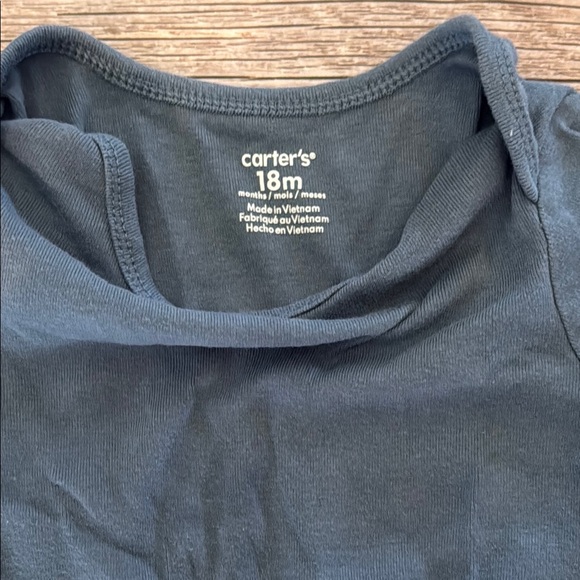 Carter's Blue Cotton Bodysuit One Piece - Picture 2 of 2